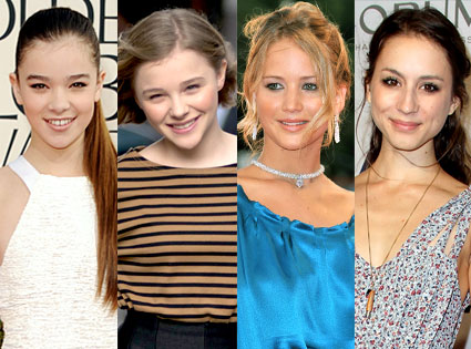 Hailee Steinfeld, Chloe Moretz, Jennifer Lawrence, Troian Bellisario Hailee Steinfeld, Chloe Moretz, Jennifer Lawrence, Troian Bellisario